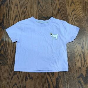 GOAT USA Kids Short-Sleeve Lilac Tee